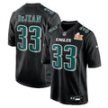 Cooper DeJean Philadelphia Eagles Super Bowl LIX Jersey - Carbon Black