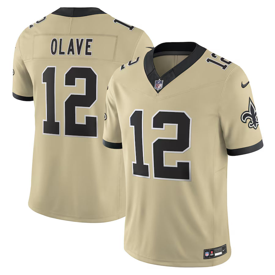 Chris Olave New Orleans Saints Gameday Golds Alternate Jersey - Gold
