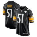 Nick Herbig Pittsburgh Steelers Jersey - Black