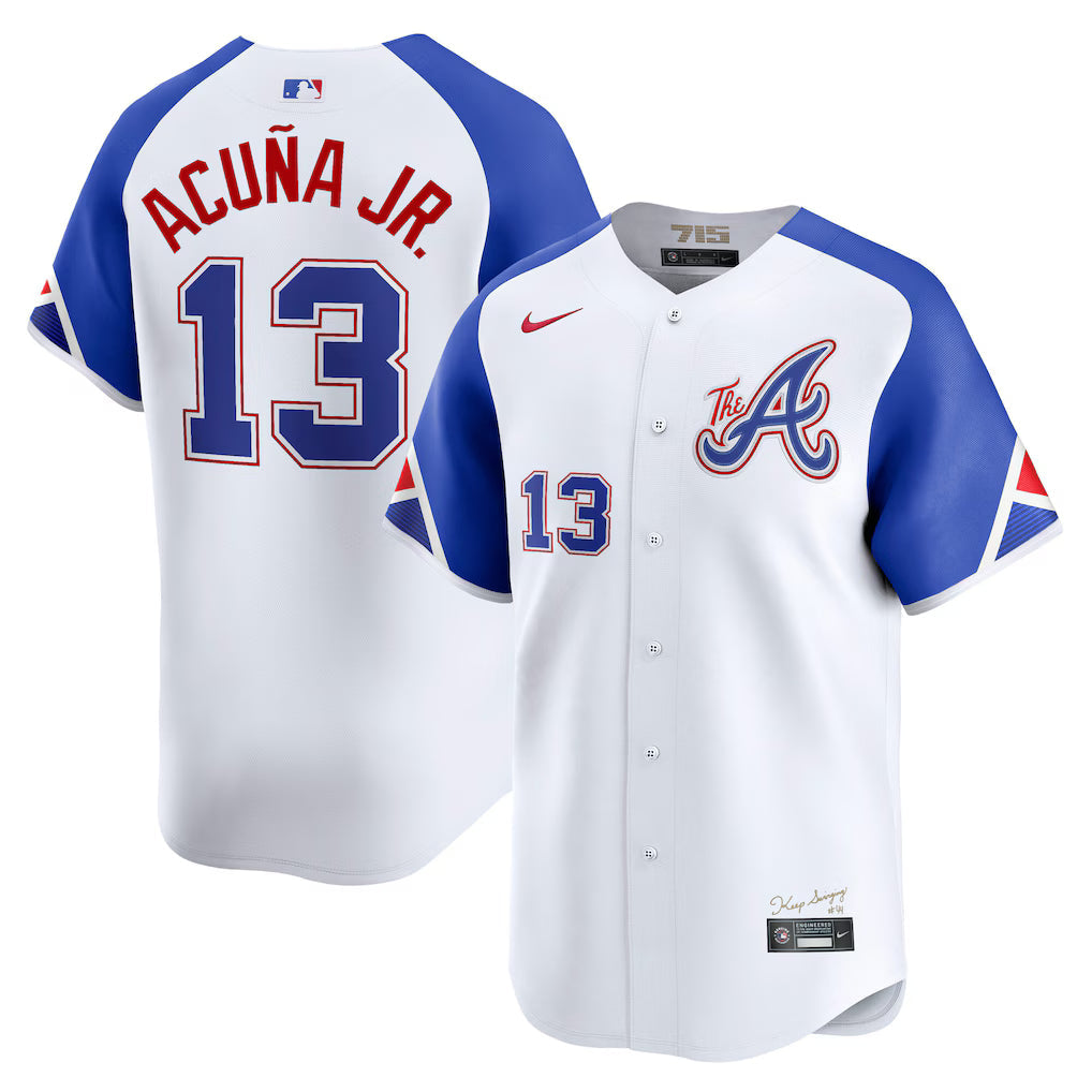 Ronald Acuna Jr. Atlanta Braves City Connect Limited Jersey - White