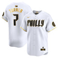 Trea Turner Philadelphia Phillies City Connect “Philly” Limited Jersey - White Gold